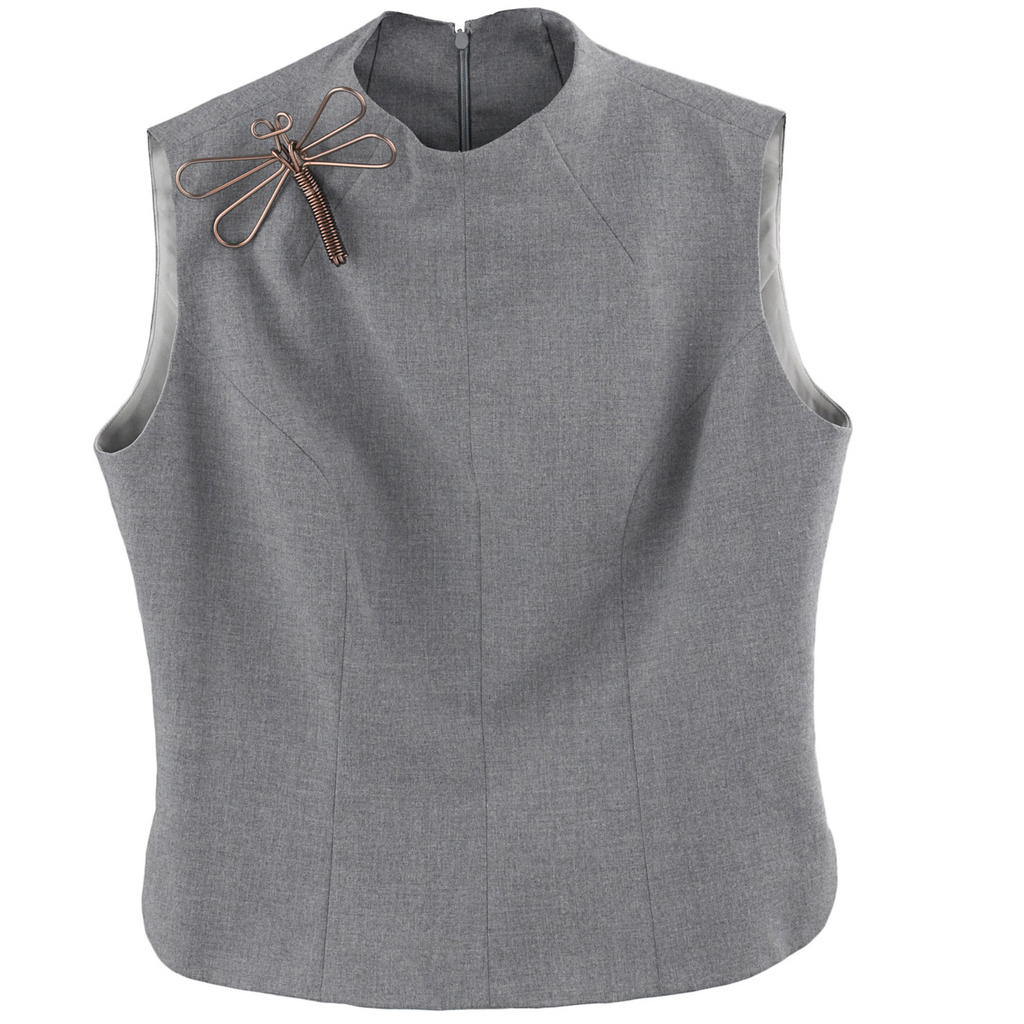 Blusa sin mangas